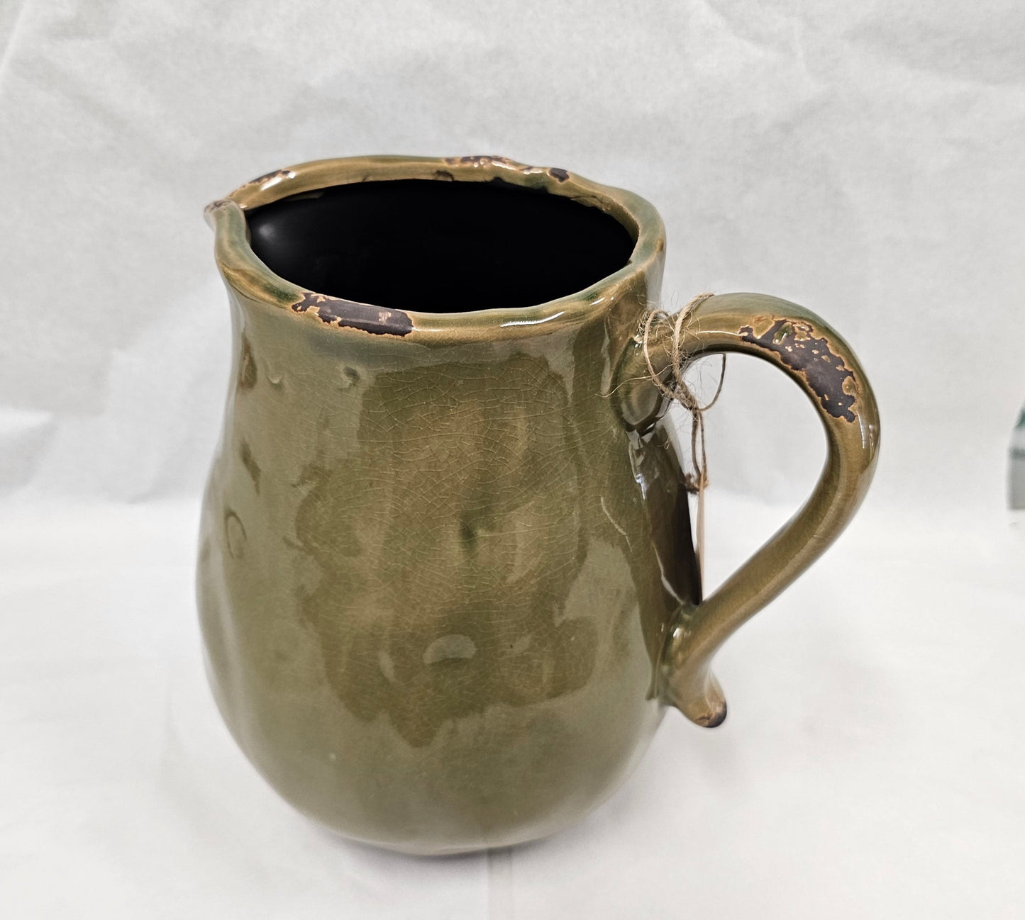 Urns, Jugs, Olive Ceramic - Broadfield Flowers Florist Lincoln