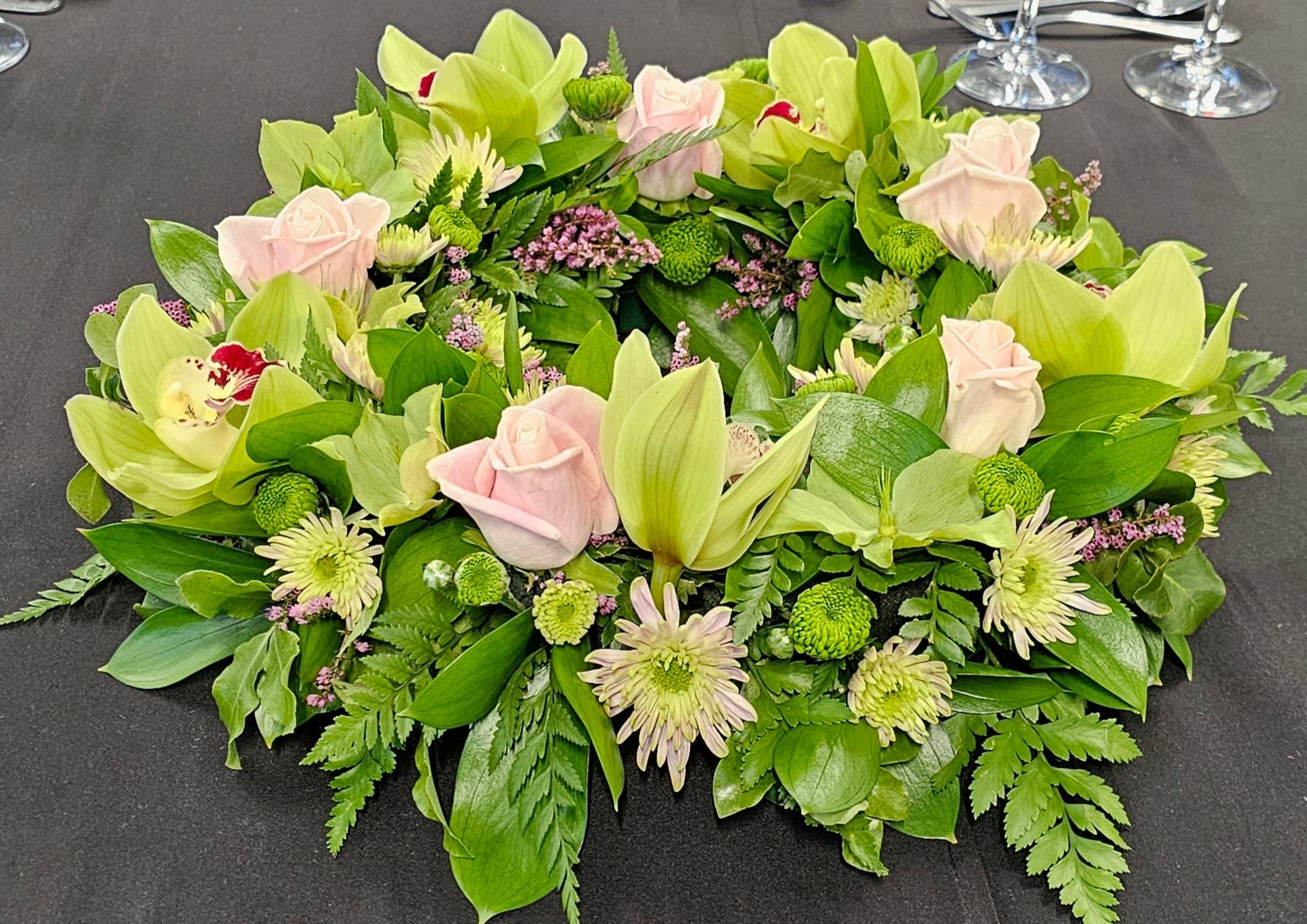 A selection of sympathy flowers - 6 styles - wreaths - Broadfield Flowers Florist Lincoln