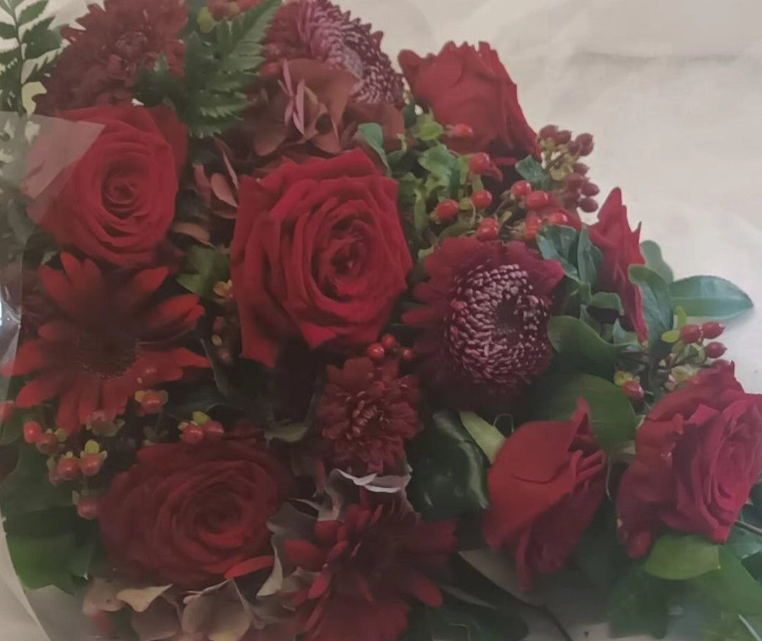 Sheath, red flowers - Broadfield Flowers Florist Lincoln