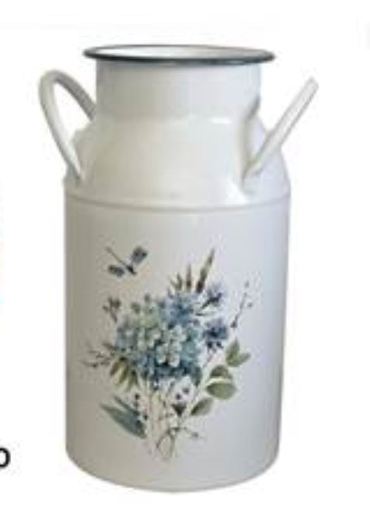 Vases, Jugs, Pedestals, Urns, Siena Enamel Urn -blue - Broadfield Flowers Florist Lincoln
