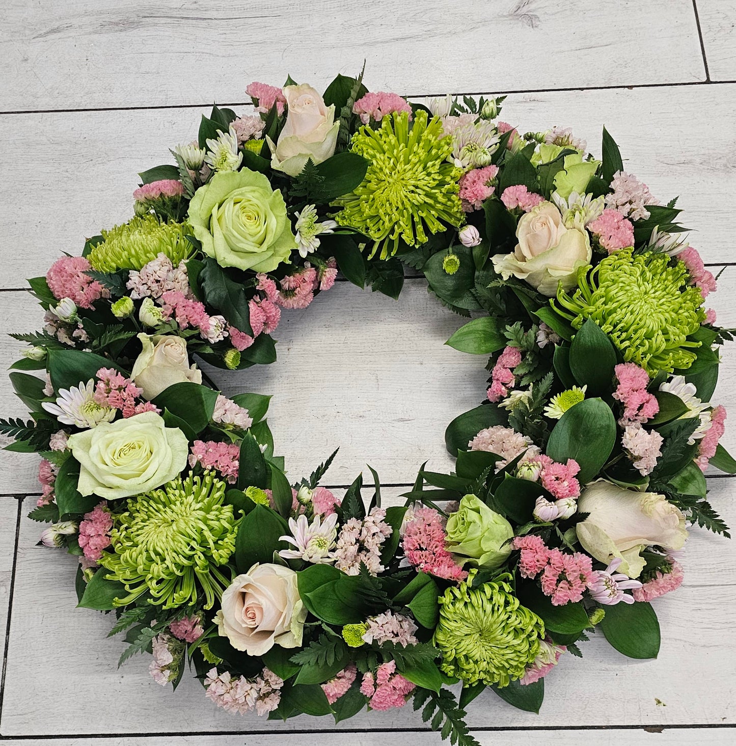A selection of sympathy flowers - 6 styles - wreaths - Broadfield Flowers Florist Lincoln