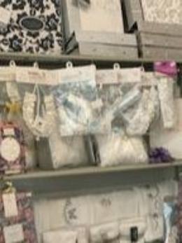 Linen, Aprons, tea towels, hand towels, facecloth, bridal pillow cases, bridal horse shoes, table mats - Broadfield Flowers Florist Lincoln