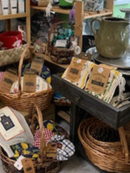 Linen, Aprons, tea towels, hand towels, facecloth, bridal pillow cases, bridal horse shoes, table mats - Broadfield Flowers Florist Lincoln