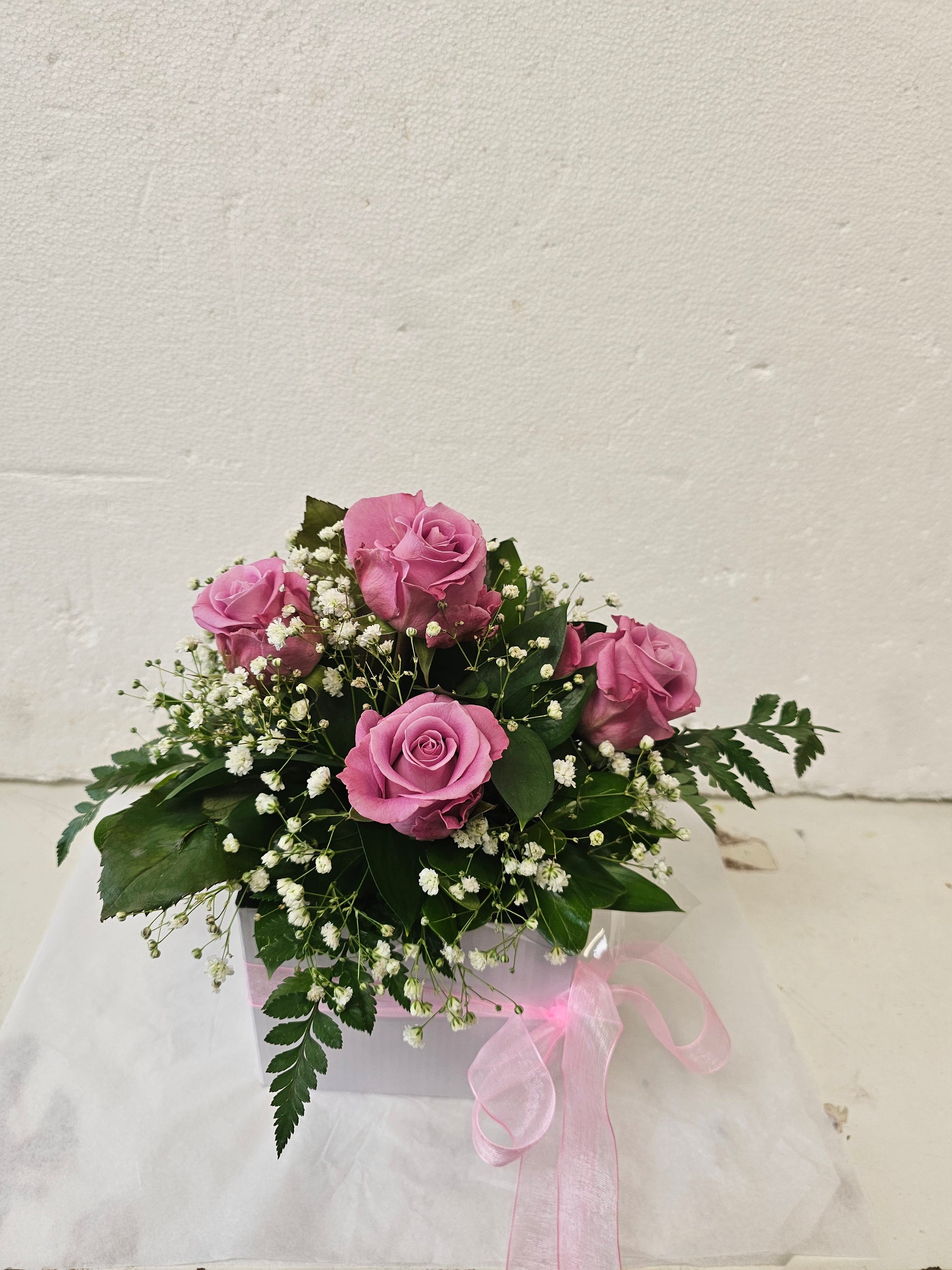 Rose Posy Box - Broadfield Flowers Florist Lincoln