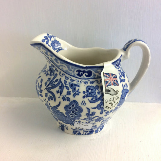 Burleigh Blue Regal Cream Jug - Broadfield Flowers Florist Lincoln