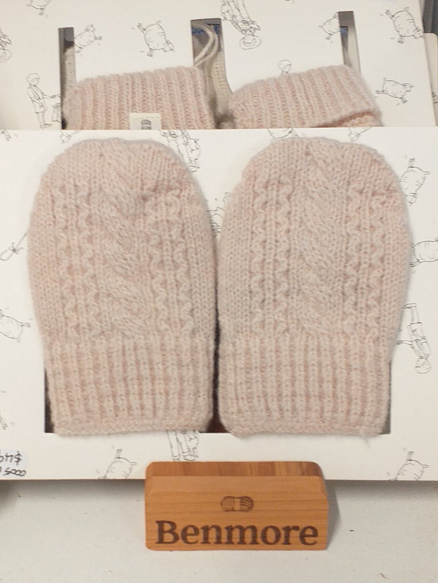 Baby, Benmore Baby Merino Wool Mittens, pink or blue - Broadfield Flowers Florist Lincoln