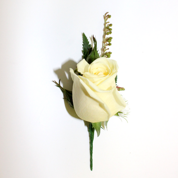 Single Rose Buttonhole - Broadfield Flowers Florist Lincoln