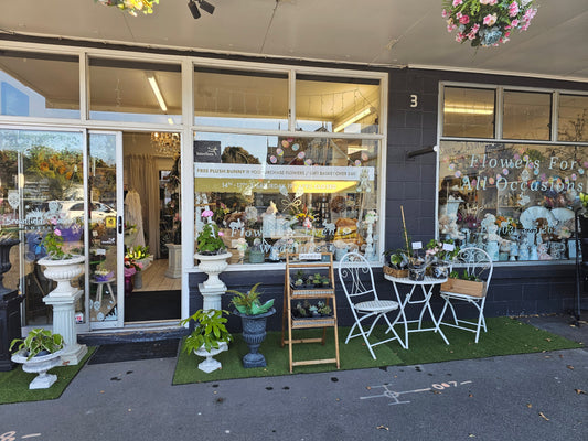 Rabbits galore in our Easter Window