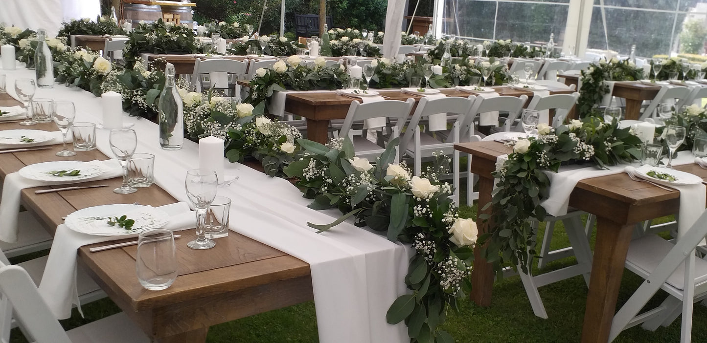 Wedding Reception Decoration - tables - Broadfield Flowers Florist Lincoln