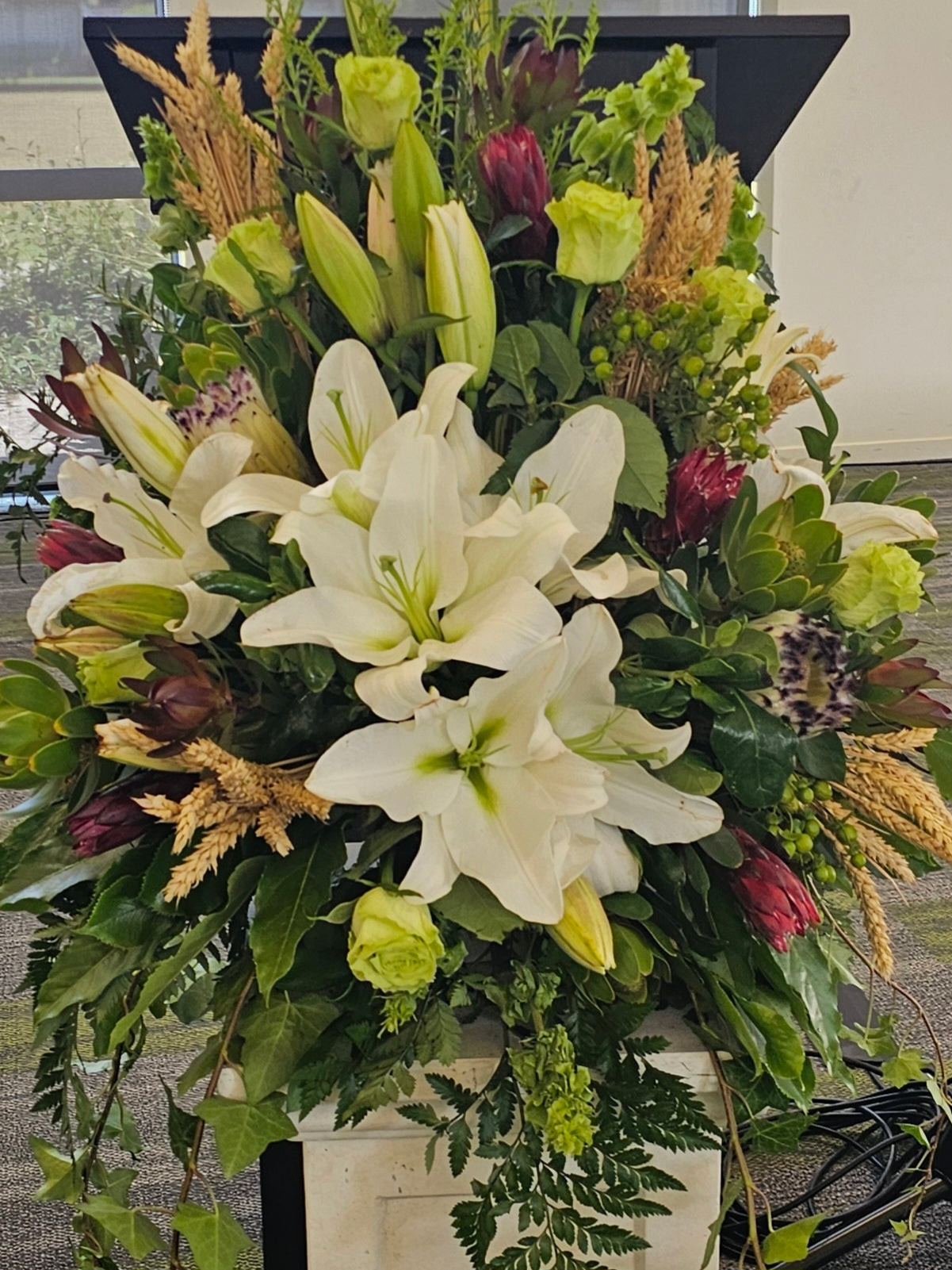 Corporate or Celebration Reception and Venue Decoration Flower Arrangements - Broadfield Flowers Florist Lincoln