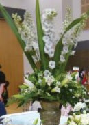 White arrangement