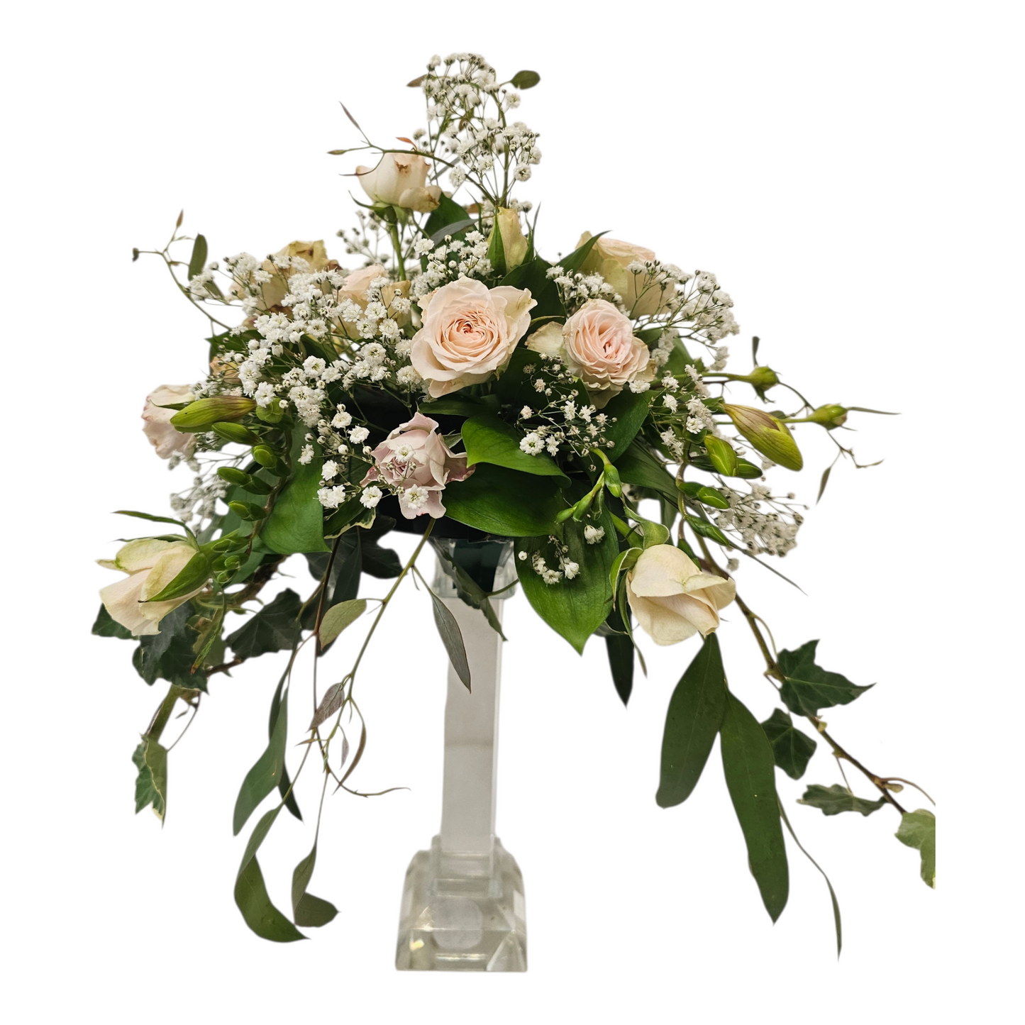 Reception, Venue Decoration - pedestal and low arrangements- 39 styles