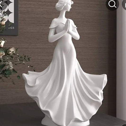 White lady figurine