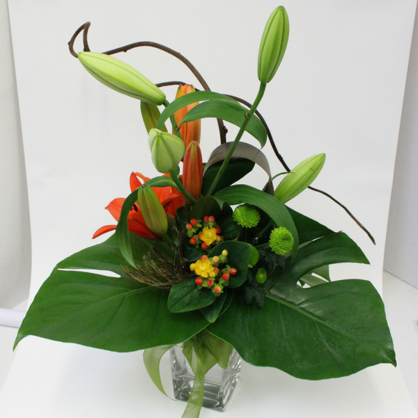 Reception, Venue Decoration - pedestal and low arrangements- 39 styles