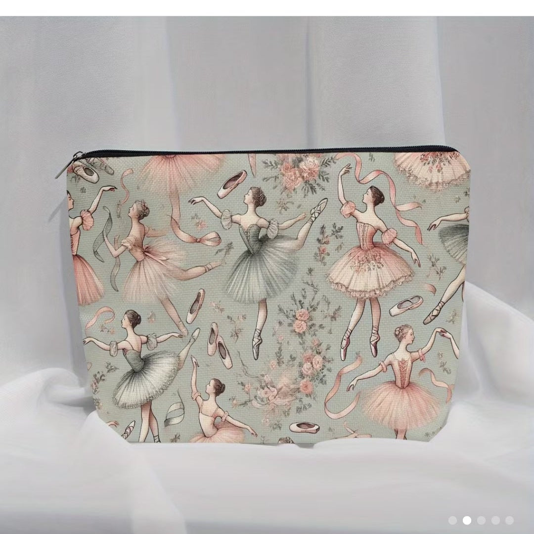 Cosmetic bag  with Ballet Dancers