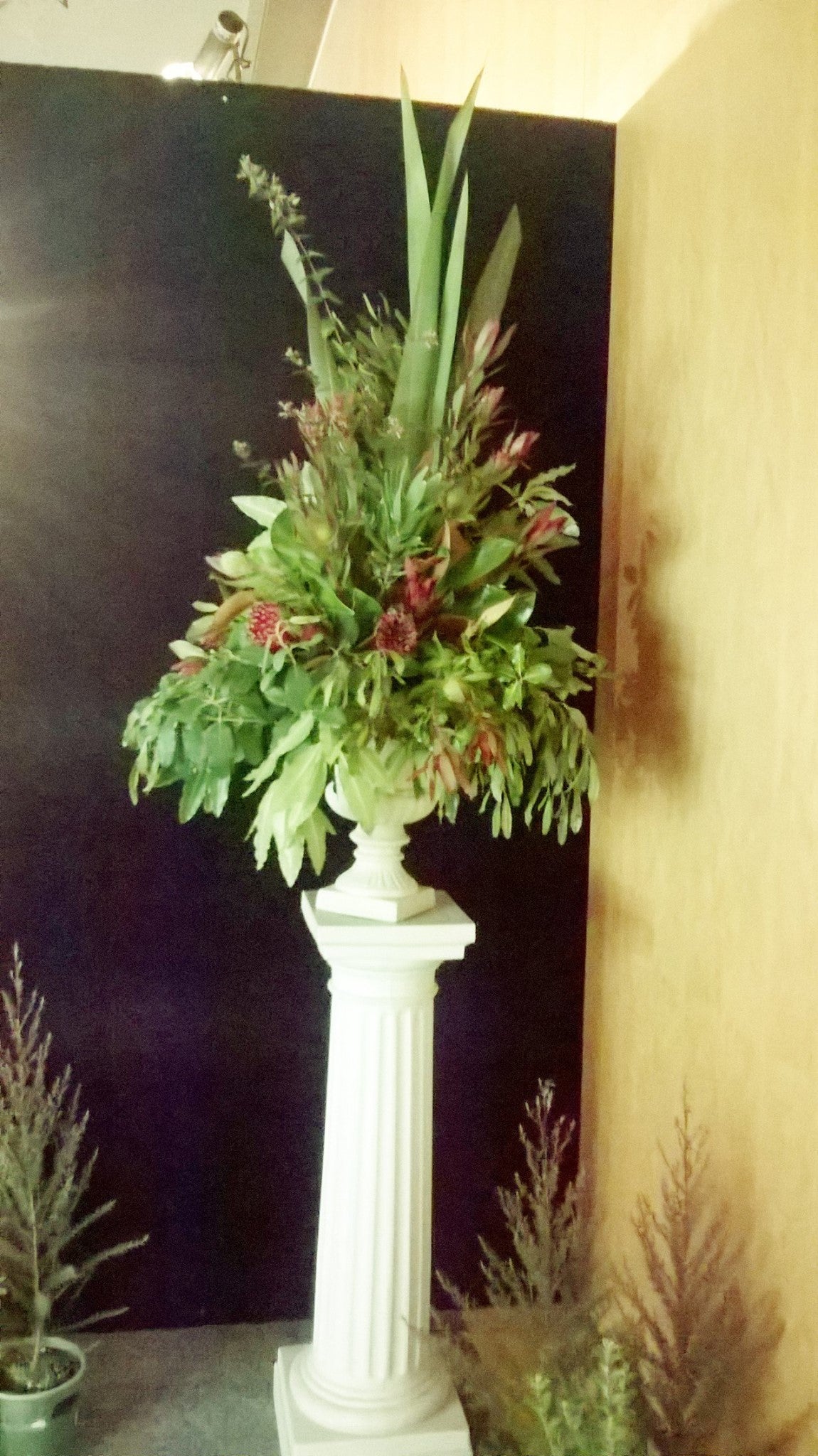 Reception, Venue Decoration - pedestal and low arrangements- 39 styles
