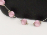 Necklace, Venetian Glass - Pink