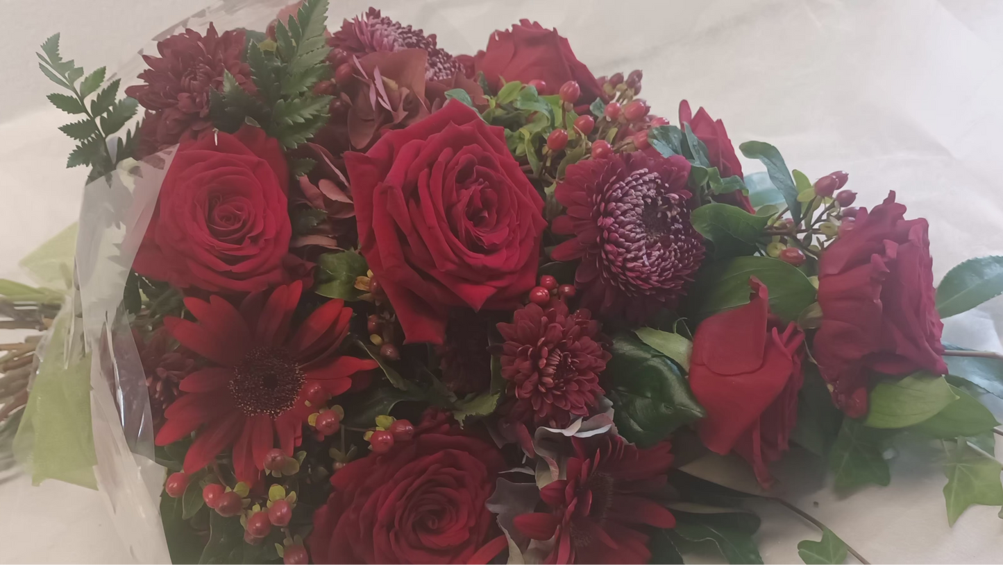 Sheath, red flowers - Broadfield Flowers Florist Lincoln