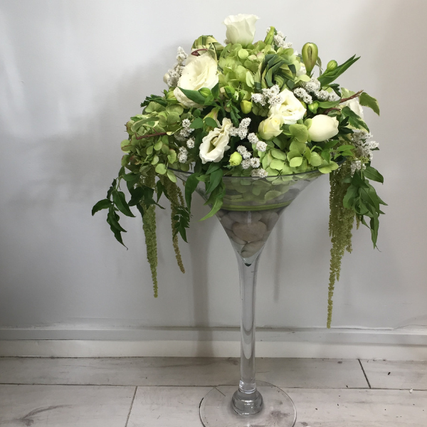 Reception, Venue Decoration - pedestal and low arrangements- 39 styles