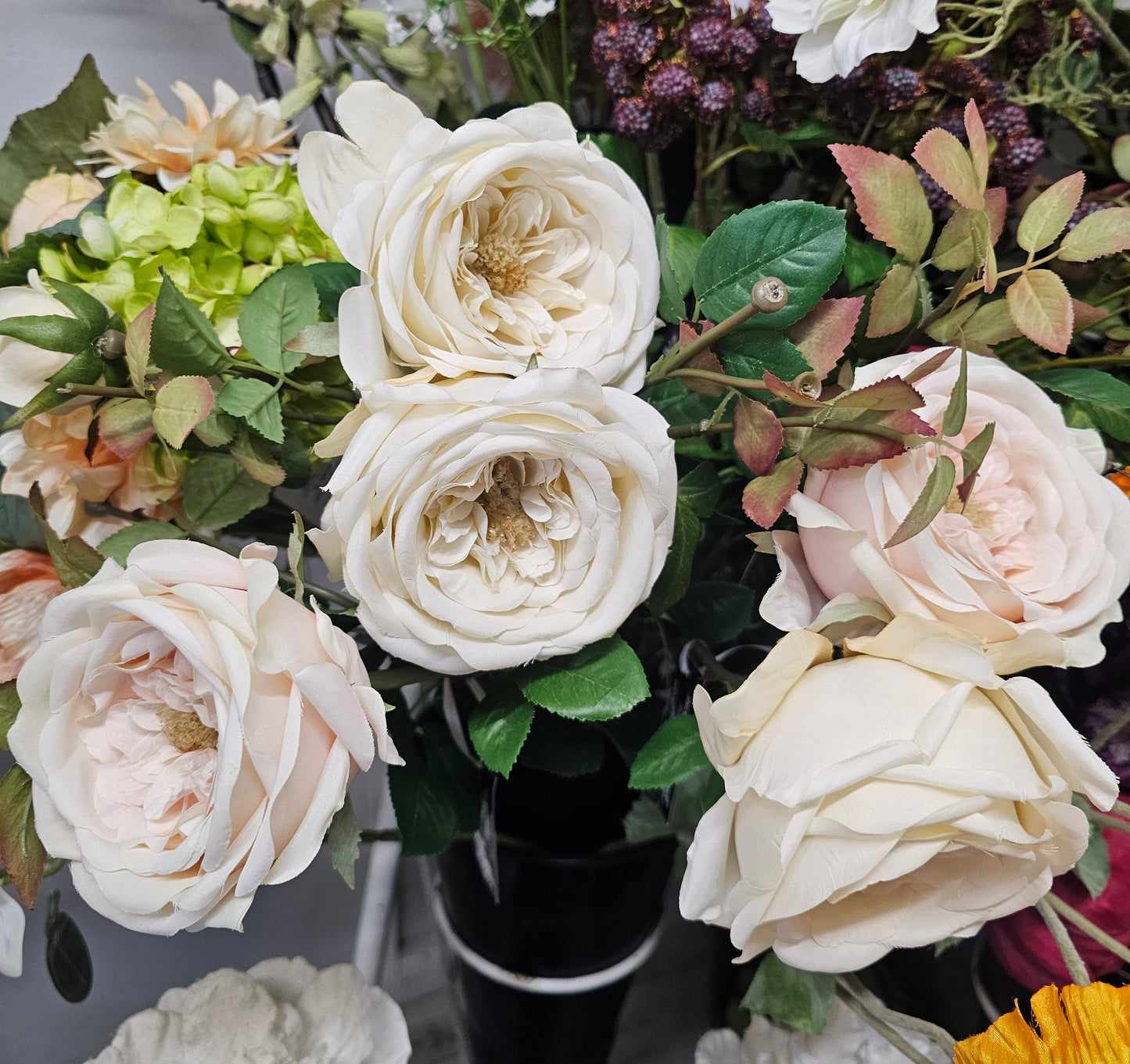 soft pink and cream peonies