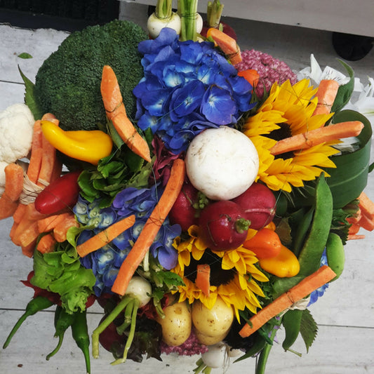 Vege and Flower Bouquet - Broadfield Flowers Florist Lincoln