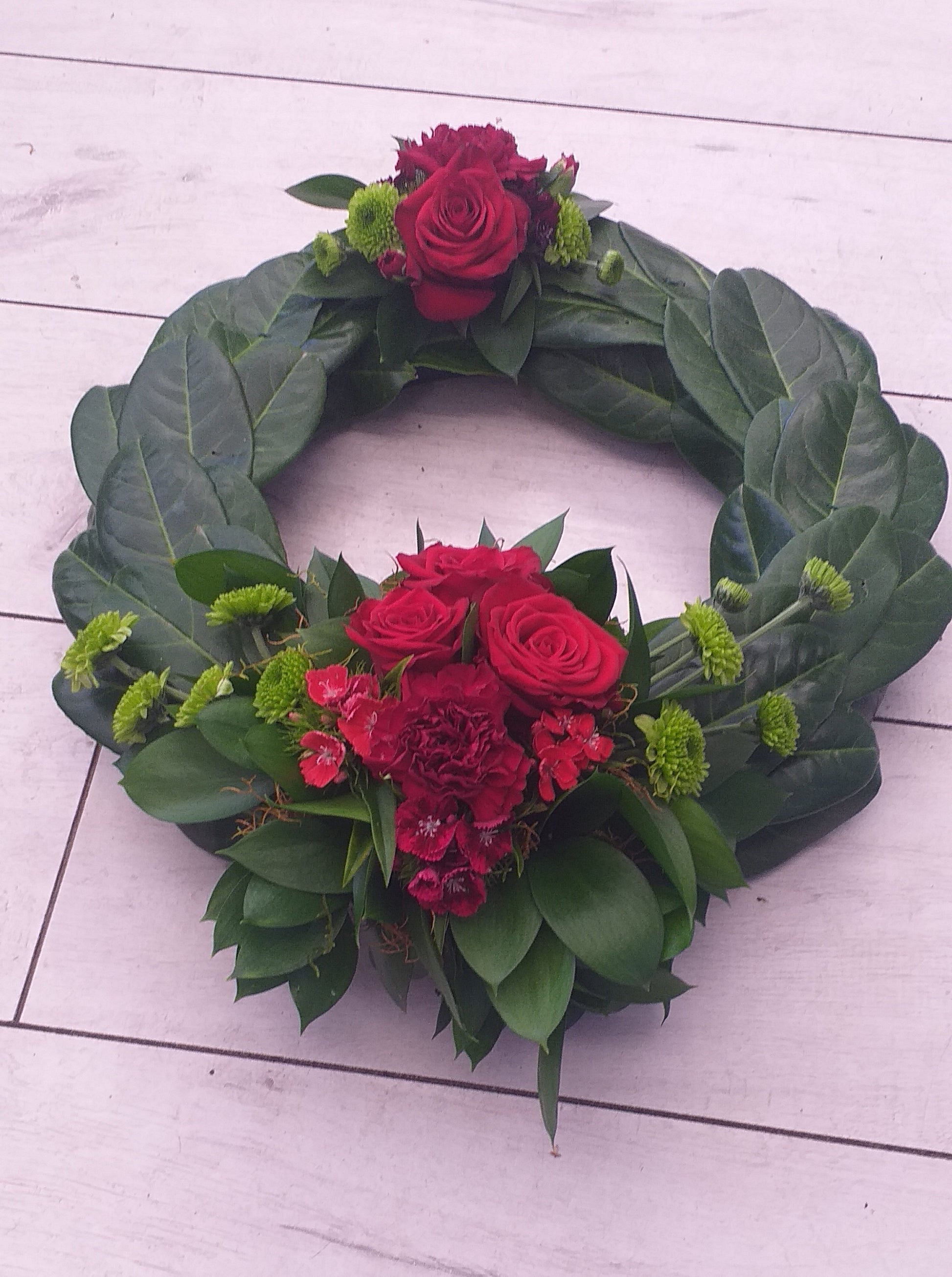 Wreath, Memorial or ANZAC - Broadfield Flowers Florist Lincoln