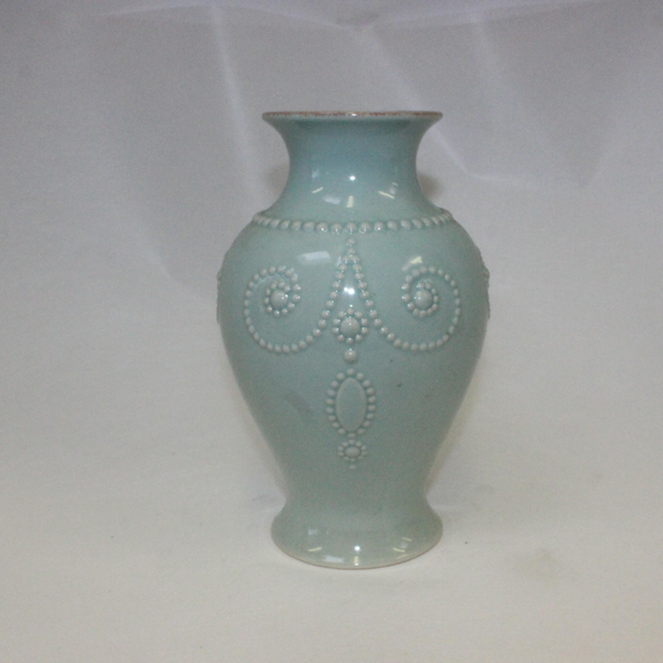 French Perle Ice Blue Vase - Broadfield Flowers Florist Lincoln