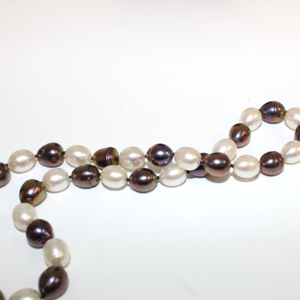Brown and White Pearl Necklace - Broadfield Flowers Florist Lincoln