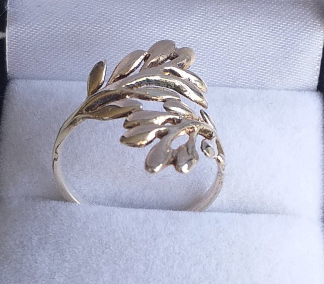 Ring, Sterling Silver, double fern - Broadfield Flowers Florist Lincoln