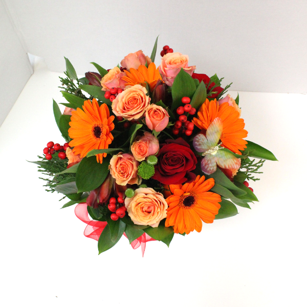 African Sunset Posy Box - Broadfield Flowers Florist Lincoln