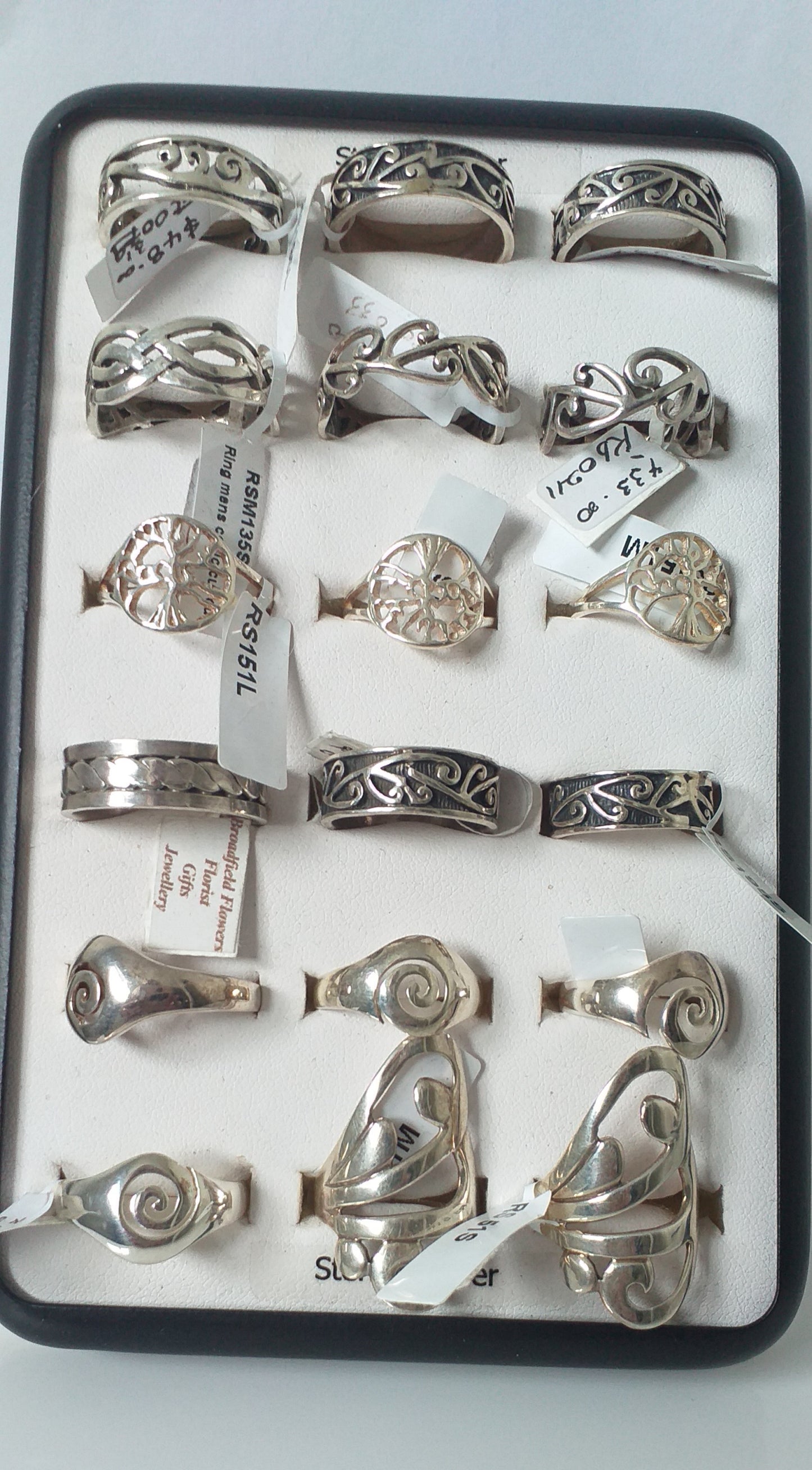 Rings, Selection of Sterling Silver Rings - Broadfield Flowers Florist Lincoln